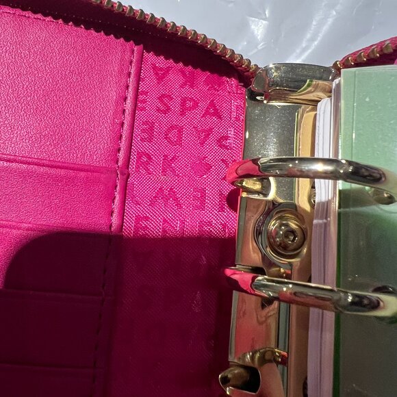 Kate Spade sweetheart hot pink leather Wellesley Planner Agenda - Picture 9 of 14